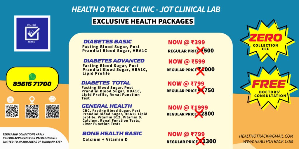 Health O Track - Jot Lab Diagnostic Packages